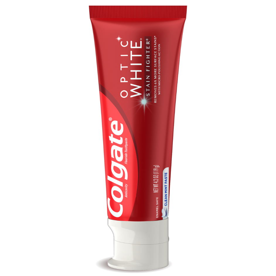 Colgate Optic White stain fighter toothpaste